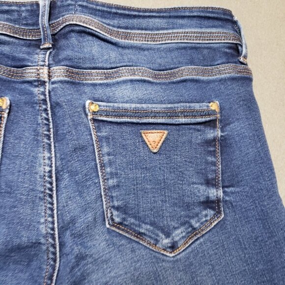 Guess Los Angeles Low Rise Skinny Jeans Size 29 Blue - Picture 5 of 10